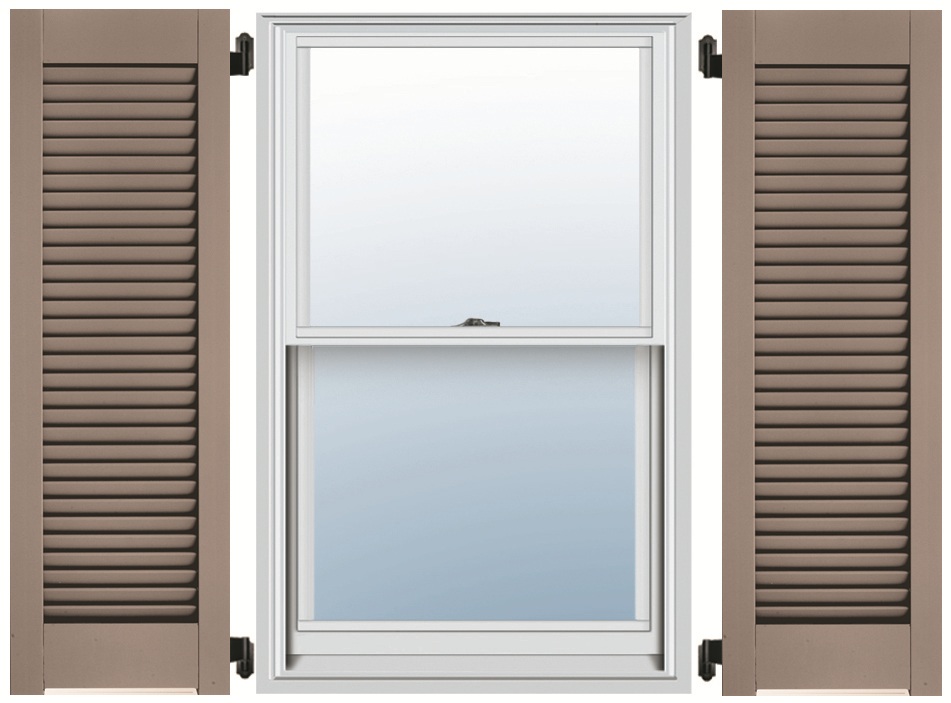 Fiberglass Shutters - Louver w/ Horns