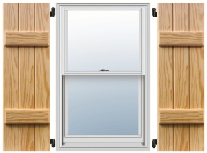 Pine Shutters - Batten Style
