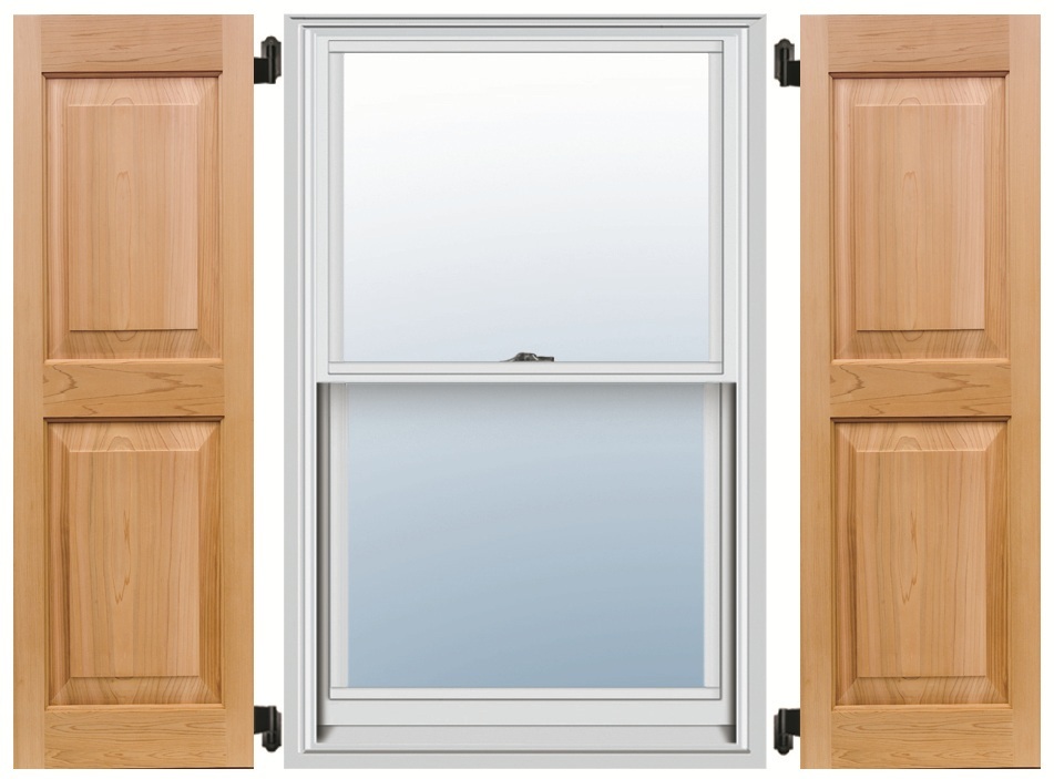 Cedar Shutters - Even Panel