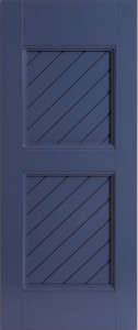 PVC Composite Shutters - Diagonal Groove