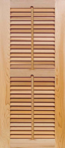 Fixed Louver Style With False Control Rod