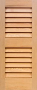 Cypress Shutters - Even Louver